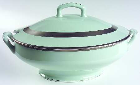 William Celadon Tureen &  Lid