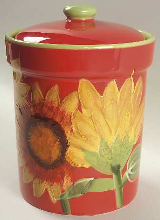 Sunburst Large Canister & Lid