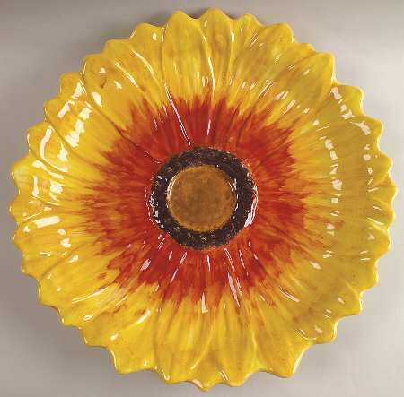 Sunburst Chip Bowl/Plate for Chip & Dip Set