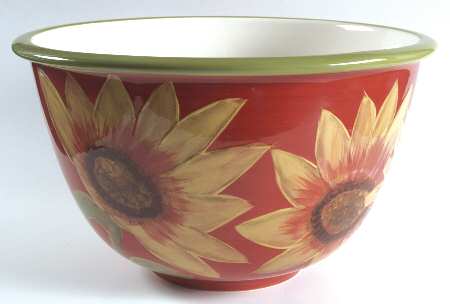 Sunburst 11" Large Salad Serving Bowl