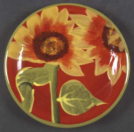 Sunburst Salad/Dessert Plate