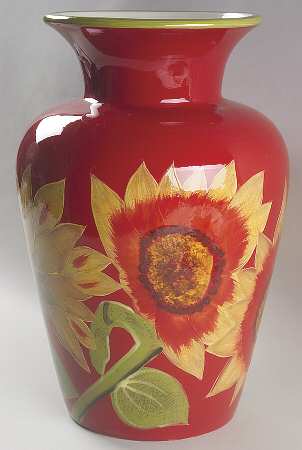 Sunburst 13" Vase
