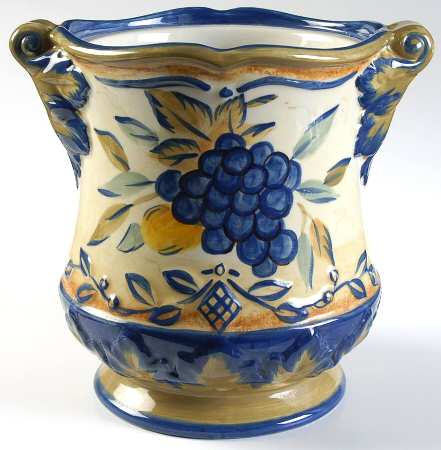 Tuscan Fruit Blue Extra Large Canister No Lid