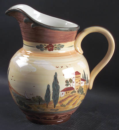 Tuscan Landscape 160 Oz Pitcher