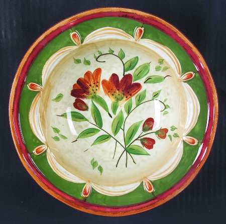 Wildflowers Rim Soup Bowl