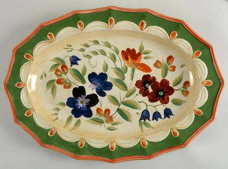 Wildflowers 20" Oval Serving Platter