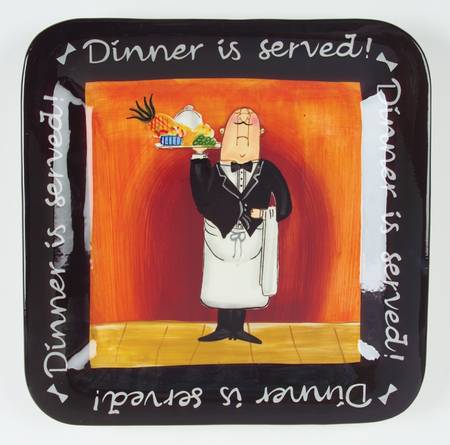 Dinner Is Served Dinner Plate