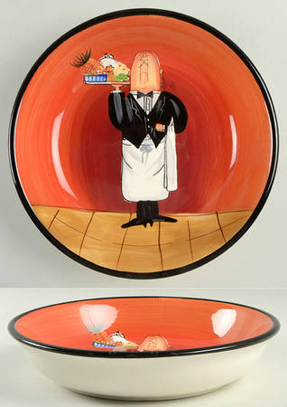 Dinner Is Served 9" Soup/Pasta Bowl