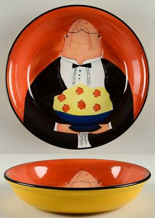 Dinner Is Served 9" Soup/Pasta Bowl