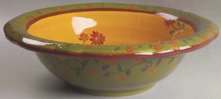 Provence 15" Large Salad Serving Bowl