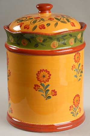 Provence Large Canister & Lid with Seal Ring