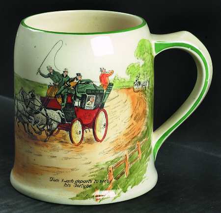 Dickens (Green Trim) by Crown Ducal
