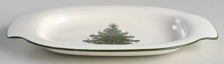 Christmas Tree (Narrow Green Band, White) Celery