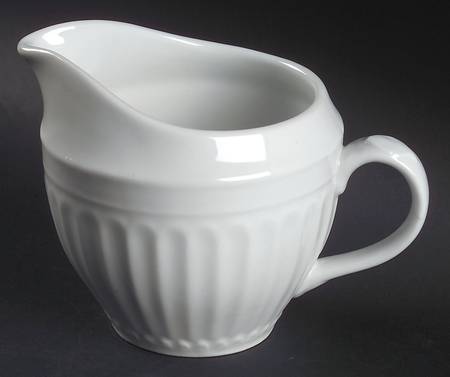 Parthenon White Creamer