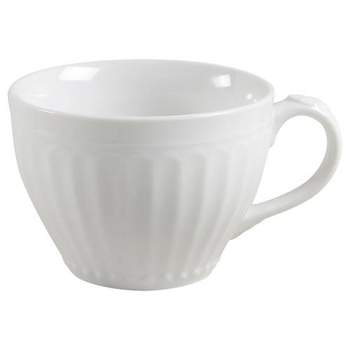 Parthenon White Flat Cup