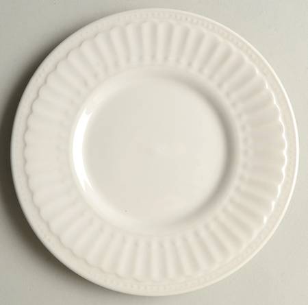 Parthenon White Bread & Butter Plate