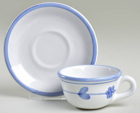 Pervinca Espresso Cup and Saucer Set