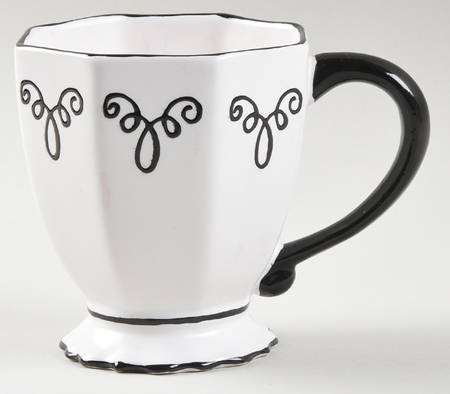 Bon Bonniere Coconut Creme Cup for Individual Teapot & Lid with Cup