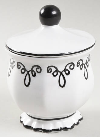 Bon Bonniere Coconut Creme Sugar Bowl & Lid
