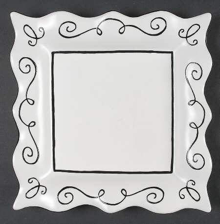 Bon Bonniere Coconut Creme Salad Plate