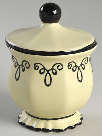 Bon Bonniere Buttercreme Sugar Bowl & Lid