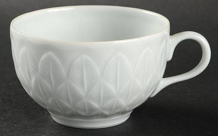Feuilles White (Blanc) Flat Cup