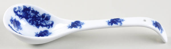 Blue And White Tureen Ladle