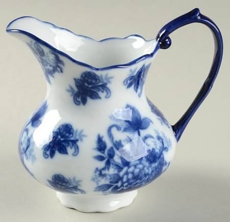 Blue And White Creamer