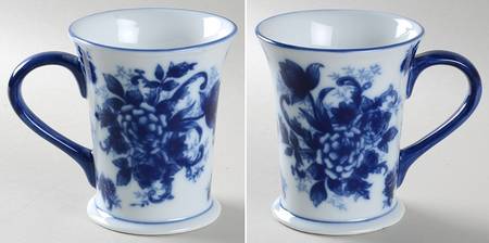 Blue And White Mug