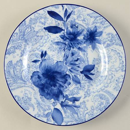 Blue And White Luncheon Plate