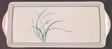 Coastal Breeze (Corelle) 15" Melamine Rectangular Handled Tray
