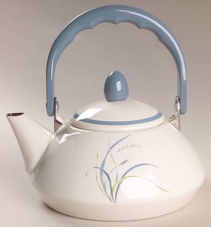 Coastal Breeze (Corelle) Individual Metal Kettle & Lid