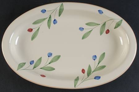 Olivella 14" Oval Serving Platter