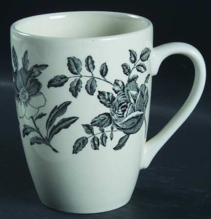 Black Peony Mug