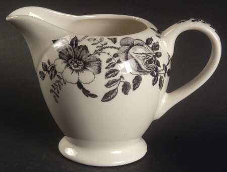 Black Peony Creamer