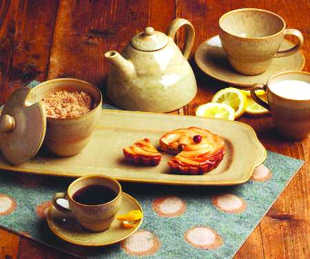 Cafe Capri Sand (Brown) Teapot & Lid