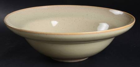 Cafe Capri Sand (Brown) 12" Large Salad Serving Bowl
