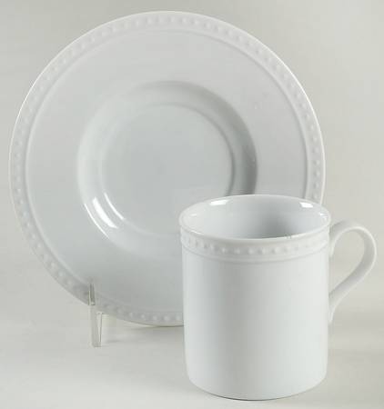 Staccato Flat Cup & Saucer Set