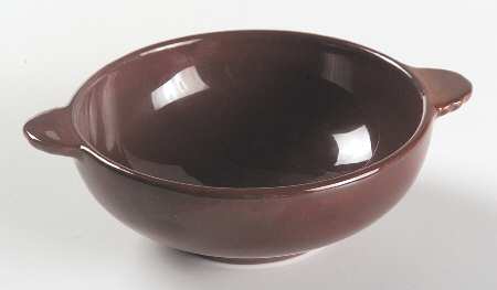 Rancho Redwood (Glossy) Lugged Fruit/Dessert (Sauce) Bowl