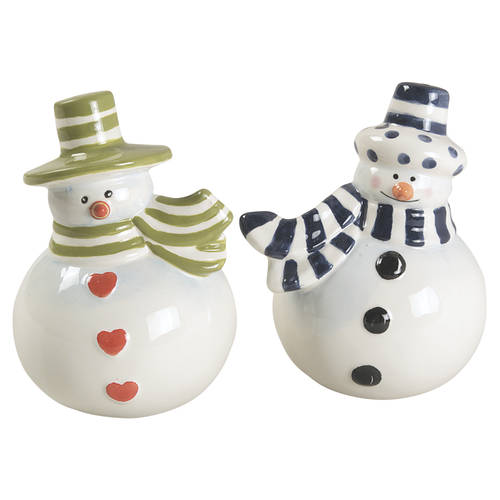Charlie's Snowmen Figural Salt & Pepper Set