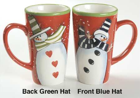 Charlie's Snowmen Latte Mug