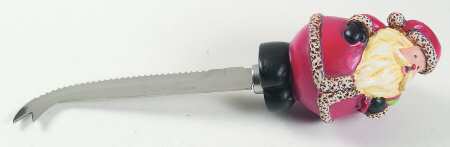 Snowball Santa Cheese Knife with Stainless Blade