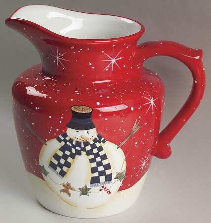 Snowball Snowman 112 Oz Pitcher