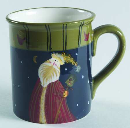 Antique Santa Mug