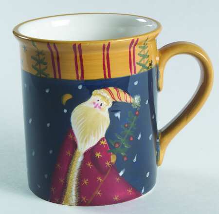 Antique Santa Mug