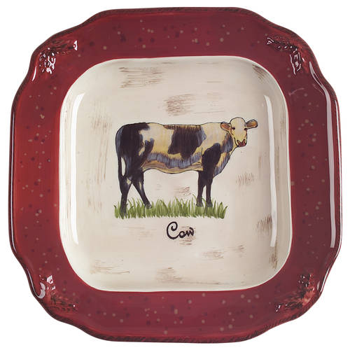 Vintage Farm Salad/Dessert Plate
