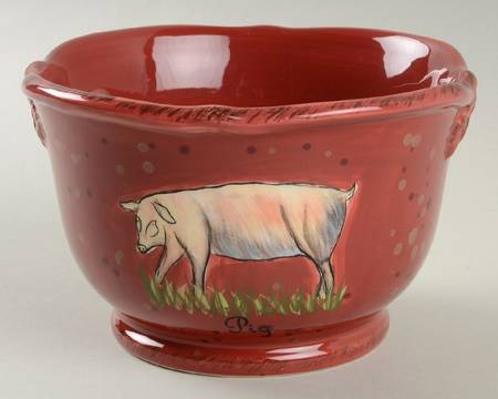 Vintage Farm Individual Ice Cream Dish