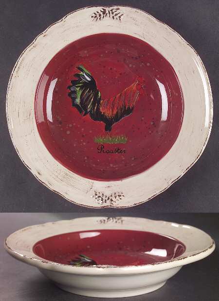 Vintage Farm Large Rim Soup Bowl