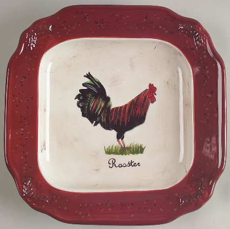 Vintage Farm Salad/Dessert Plate