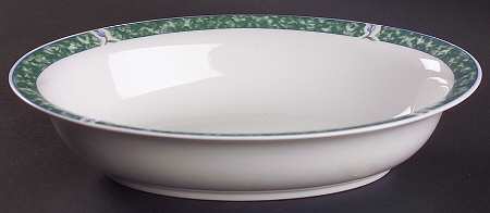 Coventry Blue 10" Oval Vegetable Bowl
